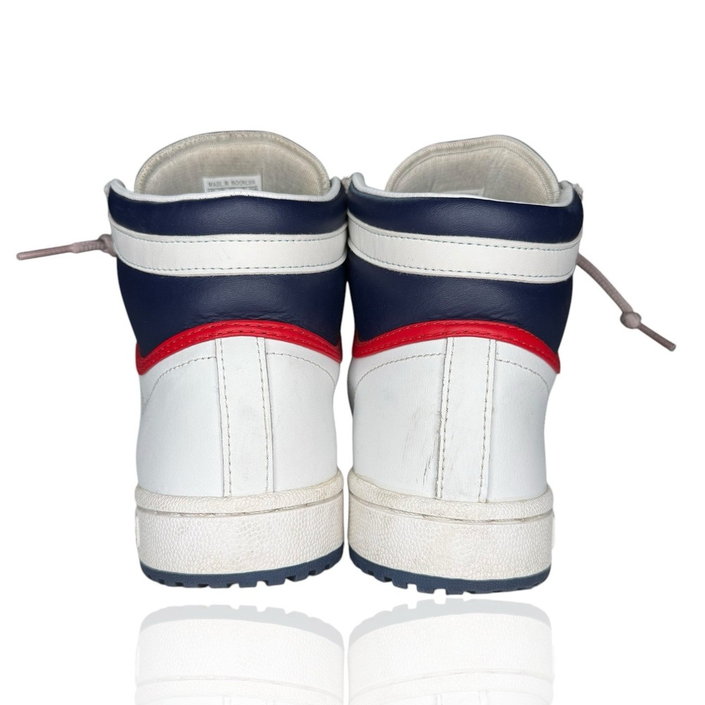 Adidas Originals Top Ten Hi Trainers White Blue Red D74481 Men's Size‎ 6 - Picture 5 of 10